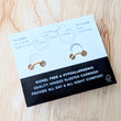 Load image into Gallery viewer, Titanium Gold Sleeper Hoop Earrings - Choose your size
