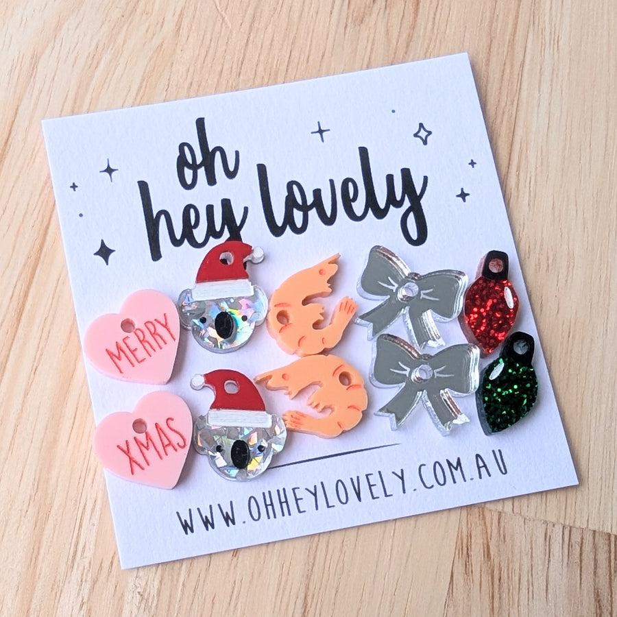 'Aussie Christmas' Sleeper Earring Charms