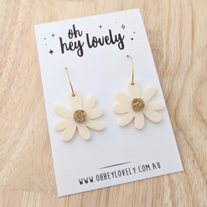 'Autumn Daisies' Dangle Earrings