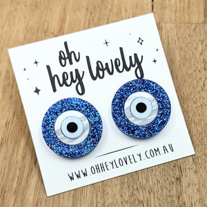 'Eye Spy' Statement Stud Earrings