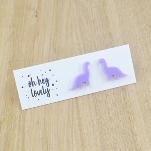 'Brontosaurus' Mini Stud Earrings