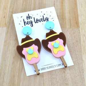 'Bubble-o-Bill' Dangle Earrings