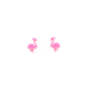 'Flamingo' Mini Stud Earrings