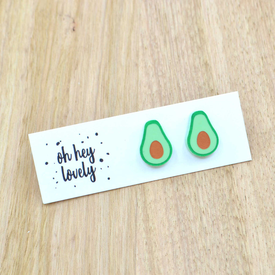 'Avo Nice Day' Mini Stud Earrings